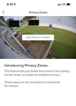 Enable Privacy Zones