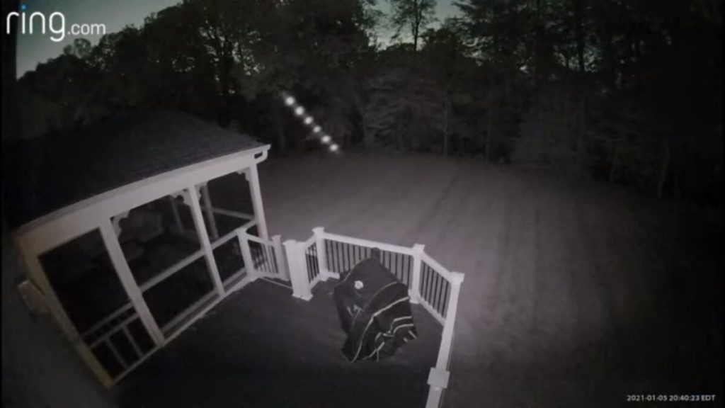 White Orbs on Ring Camera During Night