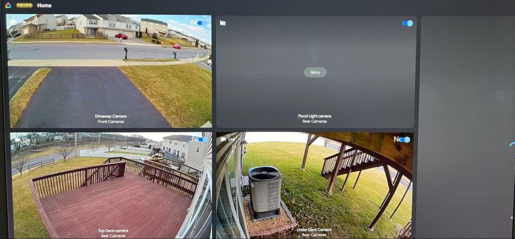 a screenshot from security camera