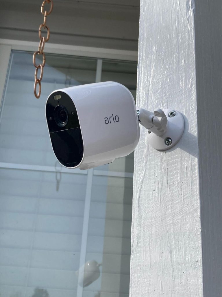arlo essential spotlight camera wireless and night vision camera