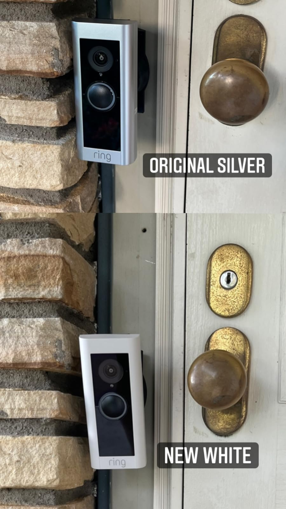 how to change faceplate ring video doorbell pro