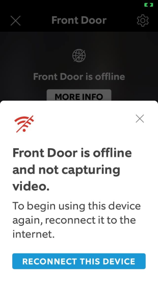 ring camera keeps disconnecting from wifi