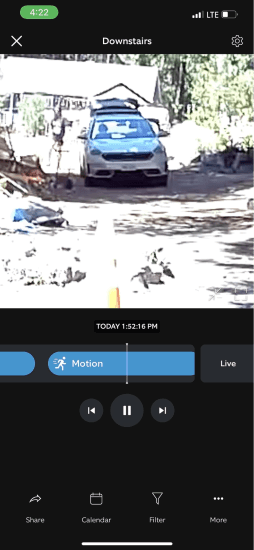 ring camera sound detection and recording time