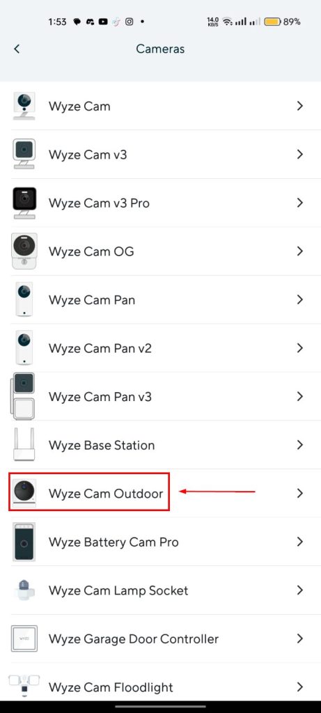 select wyze outdoor cam