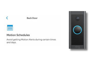 fix ring motion schedule not working