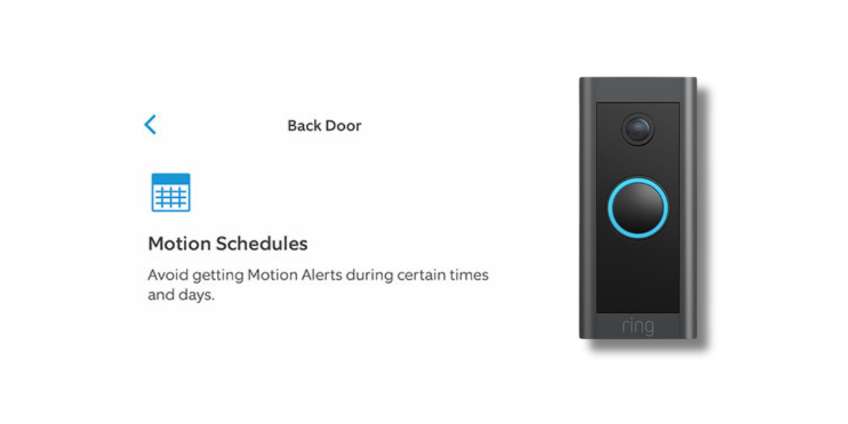 fix ring motion schedule not working
