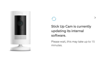 ring camera update taking forever