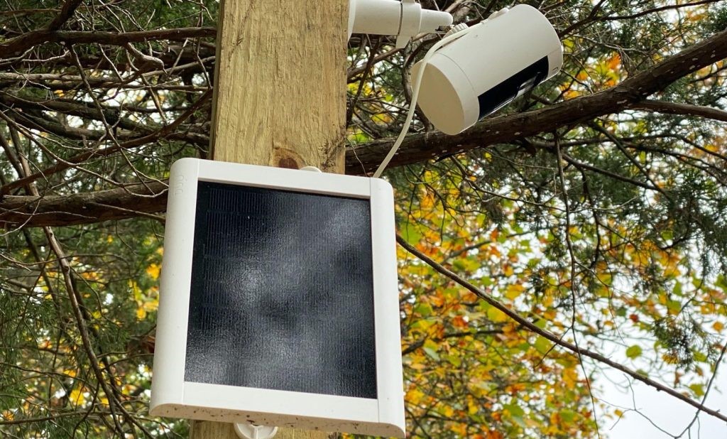 ring camera with solar charger