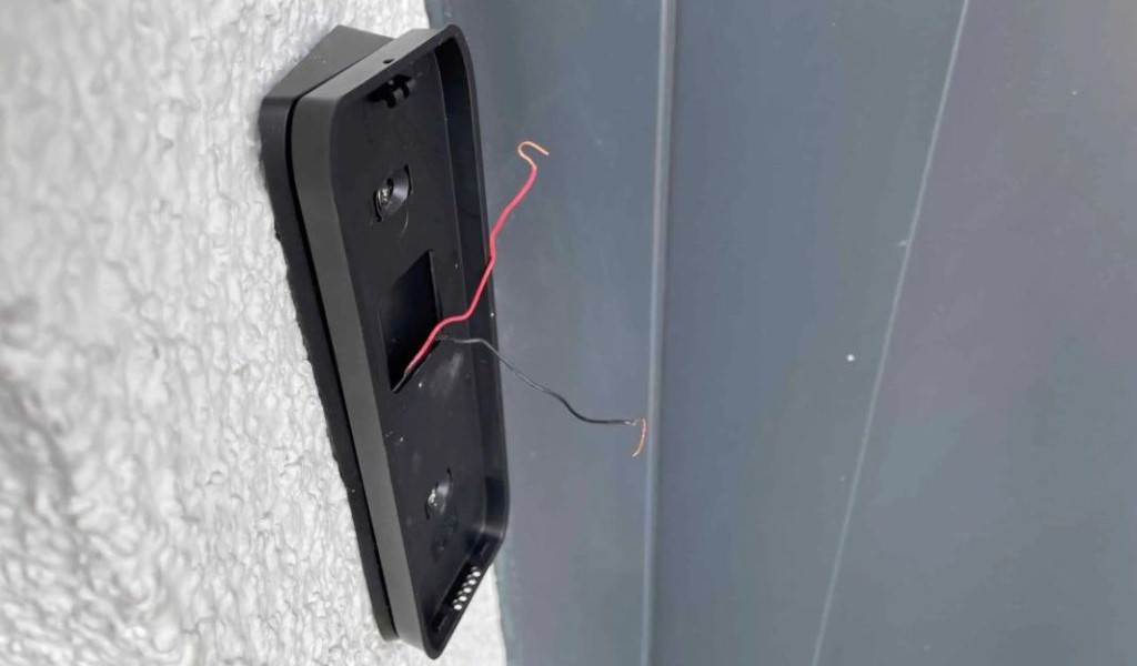 ring doorbell not on the wall