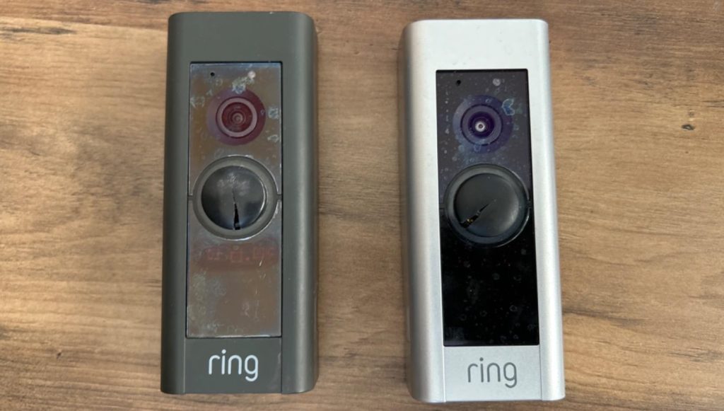 dirty ring doorbell camera