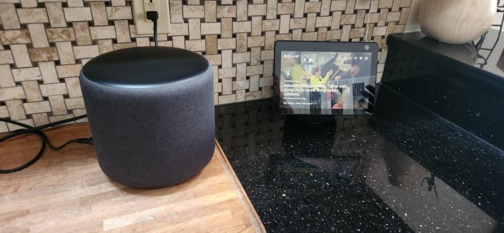 my amazon echo show camera not working