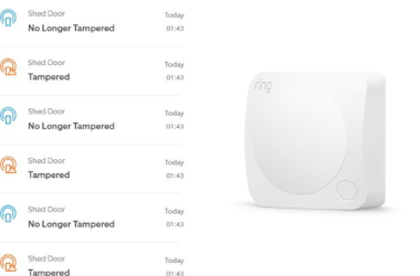ring motion sensor tampered